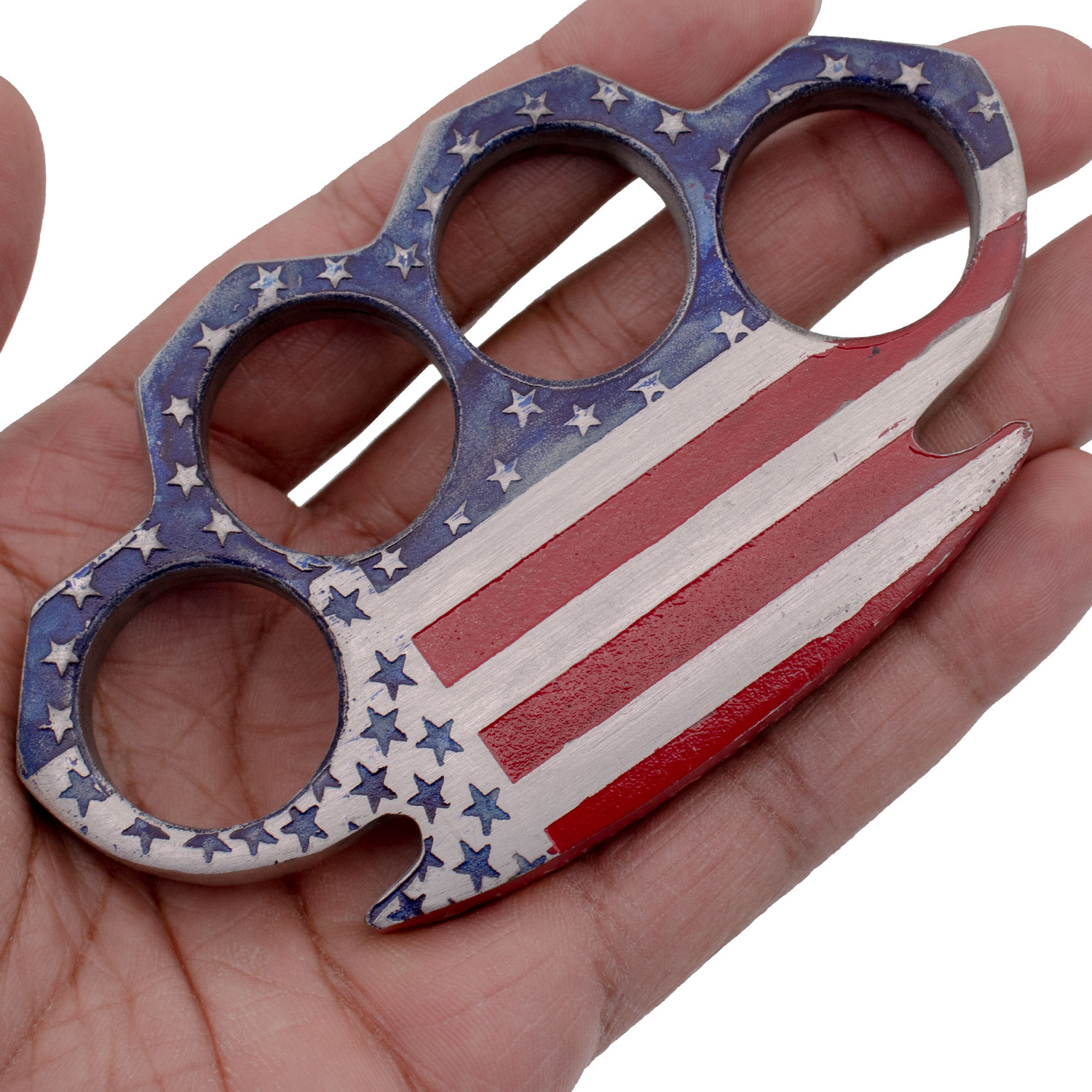 USA USA USA Heavy Duty Brass Knuckle Paperweight